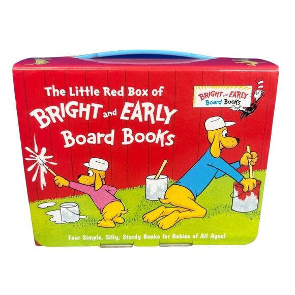 Box Set Of Dr. Seuss Board Books The Little Red Box of Bright Early Board Books - Picture 1 of 13